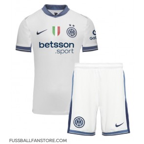 Inter Milan Replik Auswärtstrikot Kinder 2024-25 Kurzarm (+ Kurze Hosen)